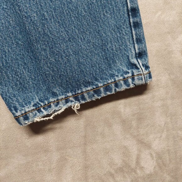 VTG Levis Mens 550 Blue Jeans Mens W33 L32 Vintage Denim Casual Wear - Picture 8 of 15